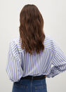 Mango - medium blue Printed flowy shirt Mango - medium blue Printed flowy shirt