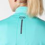 KALENJI - M/L ZIP RUN WARM WOMEN'S LONG-SLEEVED RUNNING T-SHIRT, Fluo Coral Pink KALENJI - M/L ZIP RUN WARM WOMEN'S LONG-SLEEVED RUNNING T-SHIRT, Fluo Coral Pink