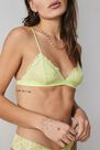 Urban Outfitters - Lime Out From Under Lace Triangle Bra, Women Urban Outfitters - Lime Out From Under Lace Triangle Bra, Women