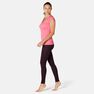 NYAMBA - XS Women's Slim T-Shirt 500 - Navy Blue NYAMBA - XS Women's Slim T-Shirt 500 - Navy Blue