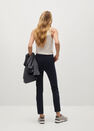 Mango - navy Crop skinny trousers Mango - navy Crop skinny trousers