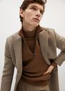 Mango - medium brown 100% merino wool washable sweater Mango - medium brown 100% merino wool washable sweater