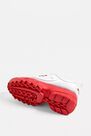 Urban Outfitters - WHT FILA Disruptor 2 'Brights' Red Trainers Urban Outfitters - WHT FILA Disruptor 2 'Brights' Red Trainers