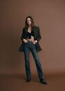 Mango - black Tie cotton top Mango - black Tie cotton top