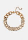 Missguided - Gold Gold Look Pave Crystal Chain Anklet Missguided - Gold Gold Look Pave Crystal Chain Anklet