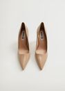 Mango - Light Beige Patent Leather Heel Shoes Mango - Light Beige Patent Leather Heel Shoes