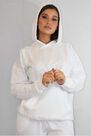Missguided - White Basic Hoodie Missguided - White Basic Hoodie