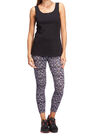 NYAMBA - 100 Women's gentle gym pilates tank top - black, S NYAMBA - 100 Women's gentle gym pilates tank top - black, S