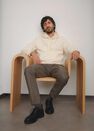 Mango - brown Check wool-blend trousers Mango - brown Check wool-blend trousers