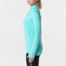 KALENJI - M/L ZIP RUN WARM WOMEN'S LONG-SLEEVED RUNNING T-SHIRT, Fluo Coral Pink KALENJI - M/L ZIP RUN WARM WOMEN'S LONG-SLEEVED RUNNING T-SHIRT, Fluo Coral Pink