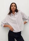 Mango - white Cropped cotton shirt Mango - white Cropped cotton shirt
