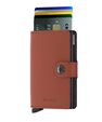 SECRID - Secrid Mini Wallet Matte Brick/Black SECRID - Secrid Mini Wallet Matte Brick/Black