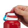 QUECHUA - 500 aluminium 1 l hiking water bottle with quick opening top - blue QUECHUA - 500 aluminium 1 l hiking water bottle with quick opening top - blue