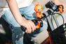 BTWIN - Robot Children's Bike Horn - Orange BTWIN - Robot Children's Bike Horn - Orange