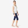 NYAMBA - W26 L30 Cotton Fitness Cropped Bottoms Fit+, Navy Blue NYAMBA - W26 L30 Cotton Fitness Cropped Bottoms Fit+, Navy Blue