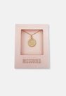 Missguided - Gold Look Gift Rope Edge Coin Pendant Necklace, Women Missguided - Gold Look Gift Rope Edge Coin Pendant Necklace, Women