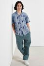 Urban Outfitters - Blue Without Walls Printed Short Sleeve Shirt Urban Outfitters - Blue Without Walls Printed Short Sleeve Shirt
