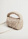 Mango - light beige Bag with ruched detail Mango - light beige Bag with ruched detail