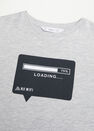 Mango - medium grey Organic cotton printed t-shirt Mango - medium grey Organic cotton printed t-shirt