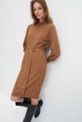 Mohito - Waist Tie Knitted Dress - Beige Mohito - Waist Tie Knitted Dress - Beige