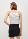 Mango - open grey Pocket denim miniskirt, Women Mango - open grey Pocket denim miniskirt, Women