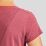 QUECHUA - Extra Large Women's Country Walking T-shirt - NH500, Bordeaux QUECHUA - Extra Large Women's Country Walking T-shirt - NH500, Bordeaux