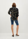 Mango - black Chain print shirt Mango - black Chain print shirt