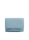 Mango - lt-pastel blue Croc-effect wallet Mango - lt-pastel blue Croc-effect wallet
