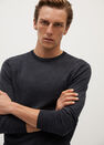 Mango - dark grey 100% merino wool washable sweater Mango - dark grey 100% merino wool washable sweater