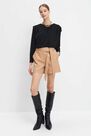Mohito - Faux Leather Shorts - Beige Mohito - Faux Leather Shorts - Beige