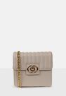 Missguided - Cream Quilted Double Ring Cross Body Bag Missguided - Cream Quilted Double Ring Cross Body Bag