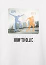 Mango - natural white Long-sleeved t-shirt with hologram Mango - natural white Long-sleeved t-shirt with hologram