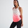 DOMYOS - M/L 520 Women's Cardio Fitness Tank Top - /Pale, Multi Colour DOMYOS - M/L 520 Women's Cardio Fitness Tank Top - /Pale, Multi Colour