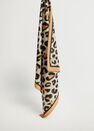 Mango - Lt pastel brown Animal print scarf Mango - Lt pastel brown Animal print scarf