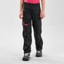 QUECHUA - 7-8Y MH550 Children's Zip-Off Hiking Trousers, Black QUECHUA - 7-8Y MH550 Children's Zip-Off Hiking Trousers, Black