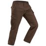 QUECHUA - W32 L33 Men's Travel trekking trousers - TRAVEL 100 WARM, Deep Shale QUECHUA - W32 L33 Men's Travel trekking trousers - TRAVEL 100 WARM, Deep Shale