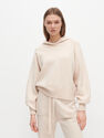 Reserved - Ladies’ Plain Jersey Hoodie - Ivory Reserved - Ladies’ Plain Jersey Hoodie - Ivory