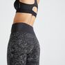 DOMYOS - W33 L31 / 500 Women's Fitness Cardio Training Leggings - Black DOMYOS - W33 L31 / 500 Women's Fitness Cardio Training Leggings - Black