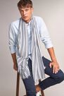 Salsa Jeans - Blue Striped scarf Salsa Jeans - Blue Striped scarf