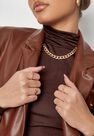 Missguided - Gold Gold Look Geometric Rings Multipack Missguided - Gold Gold Look Geometric Rings Multipack