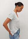 Mango - white 100% linen t-shirt Mango - white 100% linen t-shirt