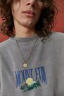Urban Outfitters - Ivory UO Mount Fuji Stone Sweatshirt Urban Outfitters - Ivory UO Mount Fuji Stone Sweatshirt
