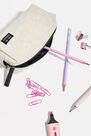Urban Outfitters - Ivory UO Core Corduroy Pencil Case, Women Urban Outfitters - Ivory UO Core Corduroy Pencil Case, Women