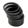 BTWIN - Carbon headset spacers, Unique Size BTWIN - Carbon headset spacers, Unique Size