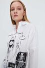 Mohito - Printed Shirt Eco Aware - White Mohito - Printed Shirt Eco Aware - White
