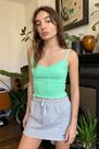 Urban Outfitters - Green UO Cross Lace Green Cami Urban Outfitters - Green UO Cross Lace Green Cami
