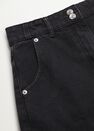 Mango - open grey Pocket denim miniskirt, Women Mango - open grey Pocket denim miniskirt, Women