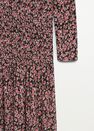 Mango - Medium red Ruffled floral print dress Mango - Medium red Ruffled floral print dress
