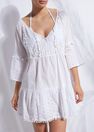 Calzedonia - White Broderie Anglaise Kaftan Portofino, Women Calzedonia - White Broderie Anglaise Kaftan Portofino, Women