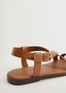 Mango - medium brown Leather straps sandals Mango - medium brown Leather straps sandals